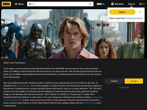 Imdb.com website screenshot